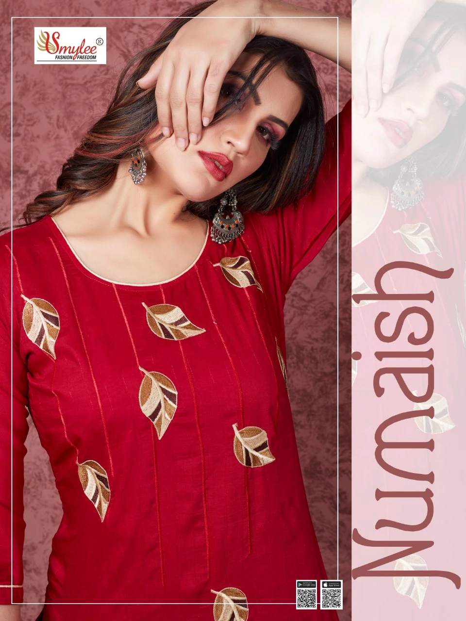 Rung Numaish Heavy Silky Wiving Lining Wholesale Kurtis Catalog — Wholesale Kurtis, MPA wholesale from Surat — view 7